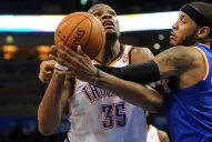 Kevin Durant aplastó a Melo Anthony