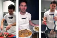 Messi perdió una apuesta y tuvo que cocinar