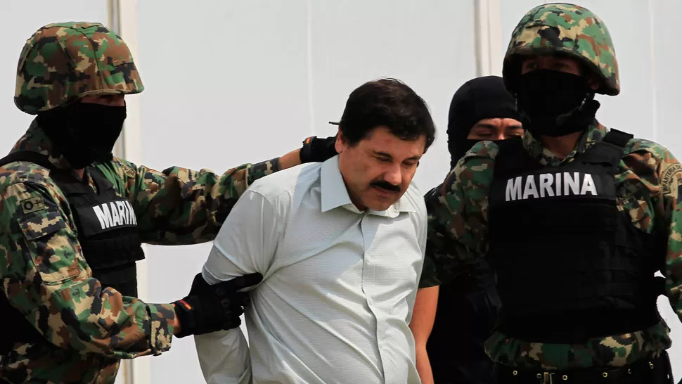 DETENIDO. Joaquín Guzmán, uno de los narcos más buscados del mundo. REUTERS