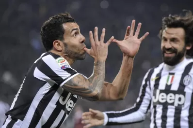 Juventus disfrutacada vez más de Tevez
