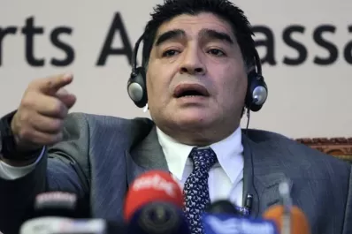 Maradona envió un mensaje de apoyo a Maduro