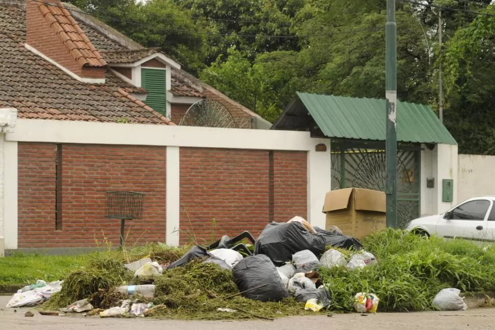 MONTAÑAS MALOLIENTES. En Yerba Buena, la basura se amontona frente a las casas y los vecinos claman para que se hagan las recolecciones. 