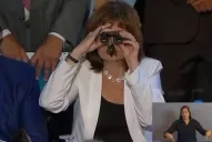 Las fotos del discurso de Cristina que arrasaron en Twitter