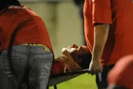 Cáceres sufrió un traumatismo de cráneo