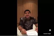 Maradona agradeció que lo hayan mencionado en los Oscar