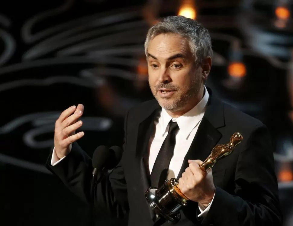 CON EL OSCAR. Alfonso Cuarón, el visionario detrás de “Gravedad”. reuters