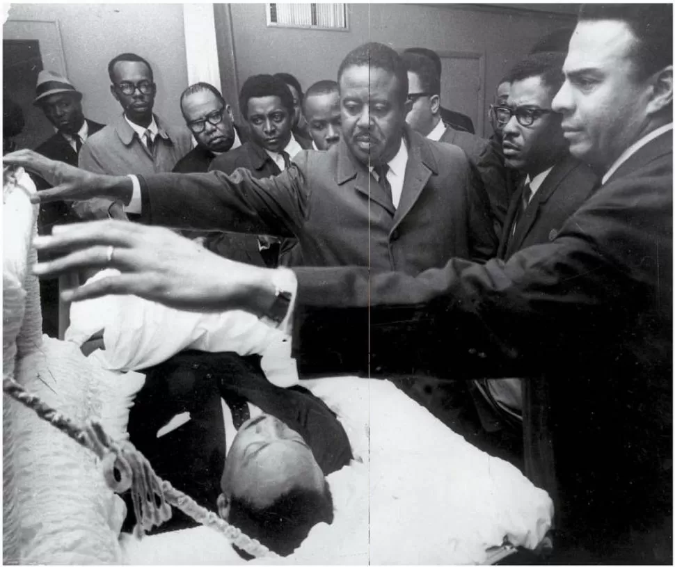 EN MEMPHIS. El luchador por los derechos civiles fue asesinado en 1968.  anglonautes.com