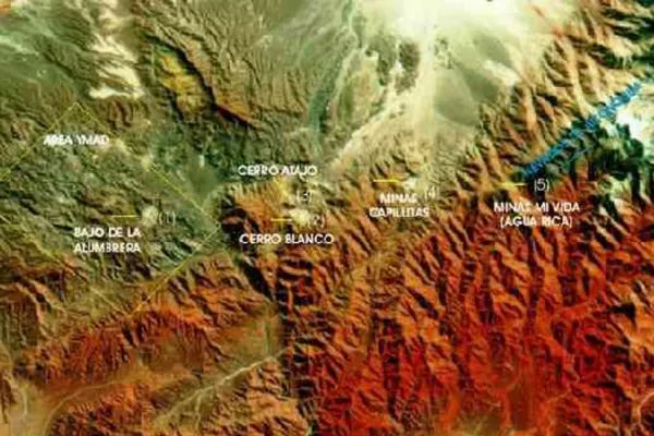 Tres mineras estaban interesadas en la exploración de Cerro Atajo, en Catamarca