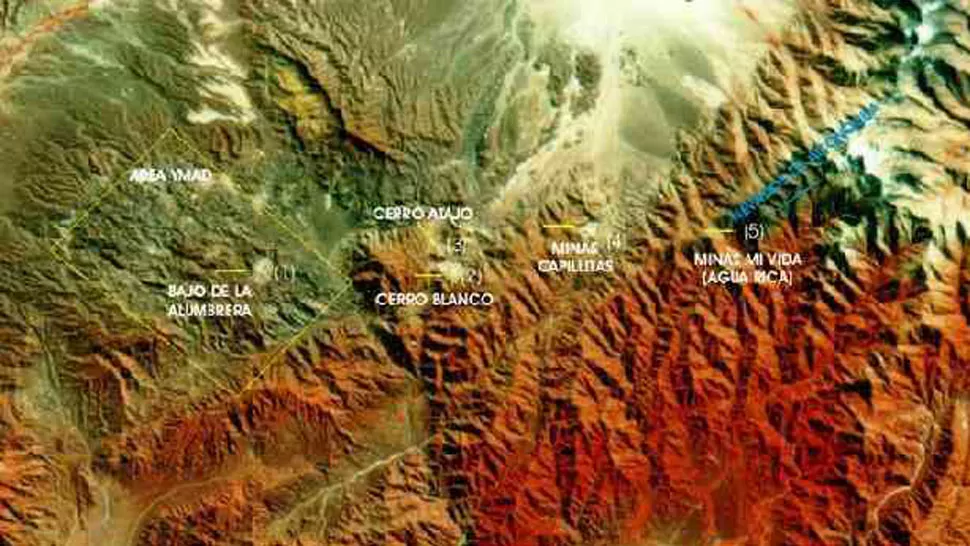 Tres mineras están interesadas en la exploración de Cerro Atajo, en Catamarca