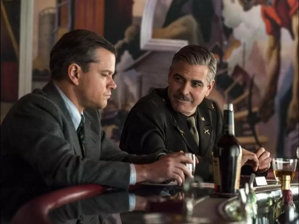 ANTES DE LA BATALLA. Damon y Clooney, al rescate de la historia. credito