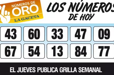 Los Números de Oro de LA GACETA