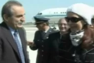 Cristina se reencontró con Guillermo Moreno en Roma