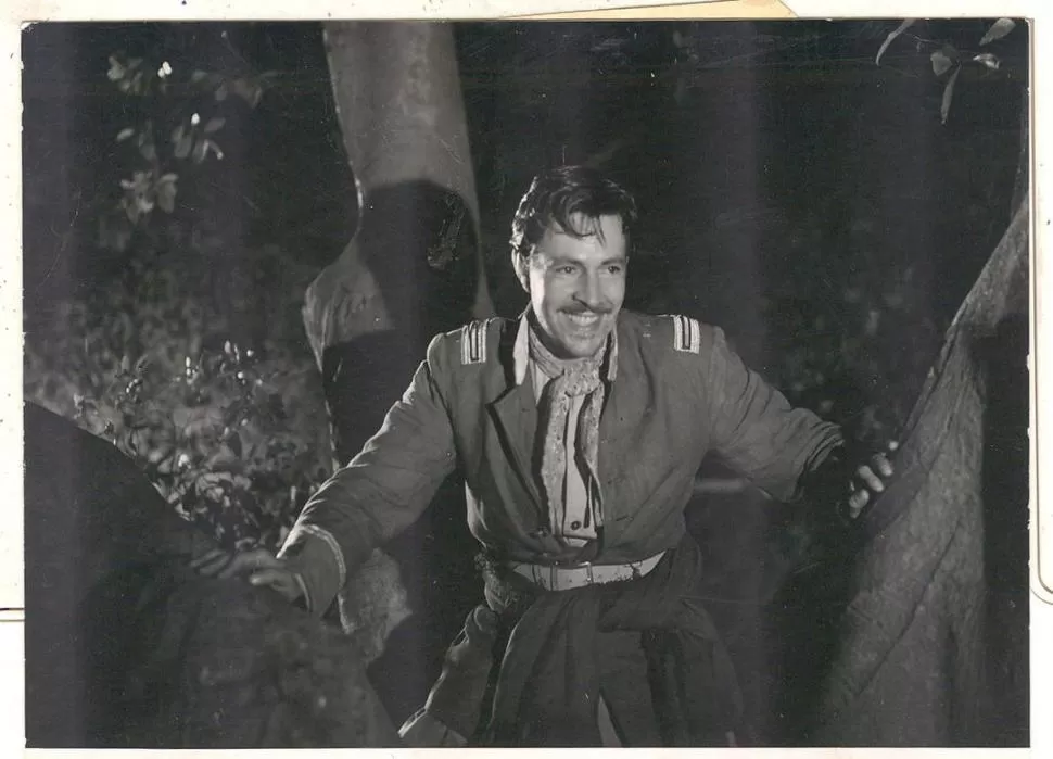 EL PROTAGONISTA. Francisco de Paula, personificando al general La Madrid, en una escena de la película. 