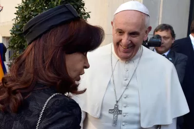 Cristina reveló detalles del encuentro con el Papa en Santa Marta