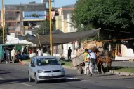 Los puesteros se adueñan de la ruta y la convierten en feria