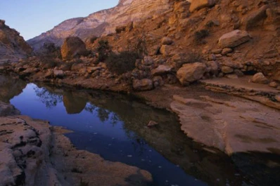 Filman el impactante momento en que un río renace