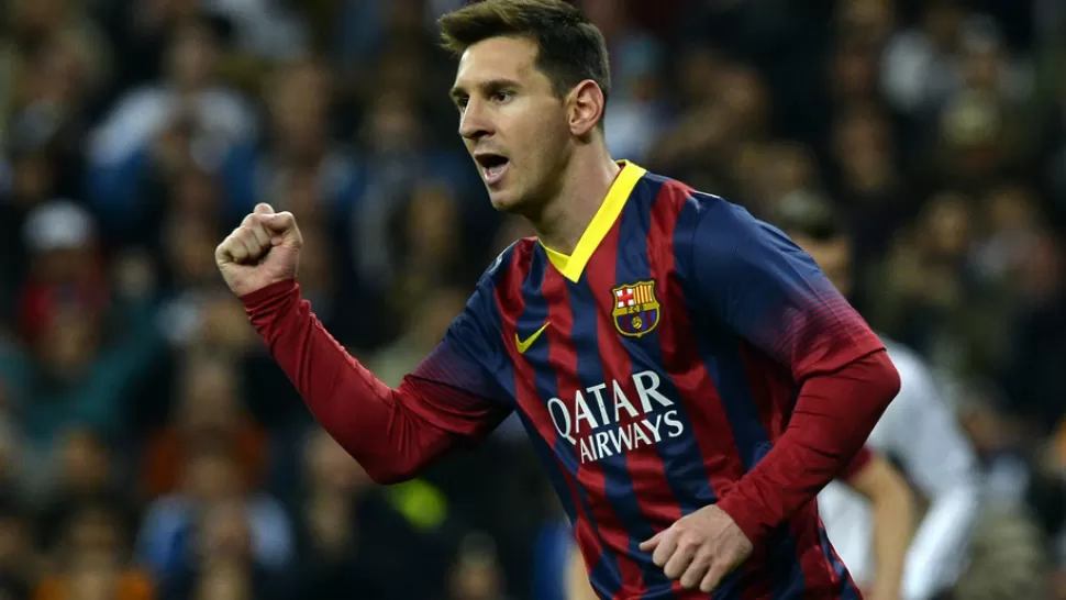 ARTILLERO. Lionel Messi llegó a las 21 conquistas en el historial de los derby ante losmerengues, dejando atrás los 18 que marcó el actual presidente honorario de la institución madridista.