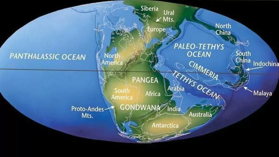 La unión de supercontinentes. FOTO ARCHIVO / ABC.ES