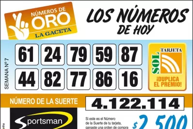 Los Números de Oro de LA GACETA