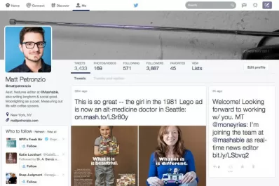 Un Twitter Facebook comienza a impactar en los perfiles de usuarios