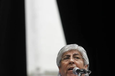 Moyano acusó al Gobierno de tratar de debilitar la protesta