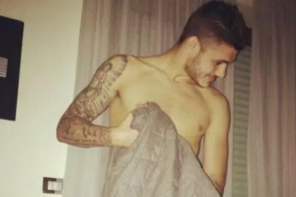 Wanda Nara mostró una foto de Icardi semidesnudo