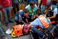 Atropelló a manifestantes que lo agredieron por intentar pasar un piquete