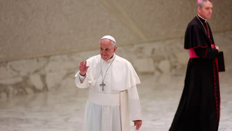 COMPROMISO. El Pontífice celebró que por segunda vez se realice en la Santa Sede una conferencia contra la trata. REUTERS