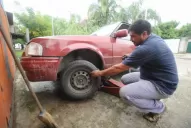 Los cráteres matan  el tren delantero