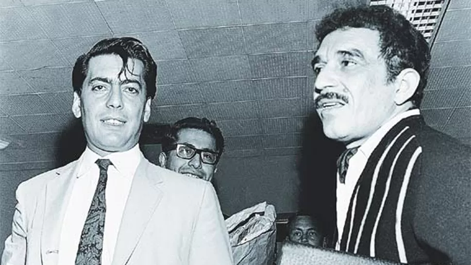 AMISTAD. García Márquez y Vargas Llosa, antes de su famosa pelea. FOTO CUBADEBATE. 