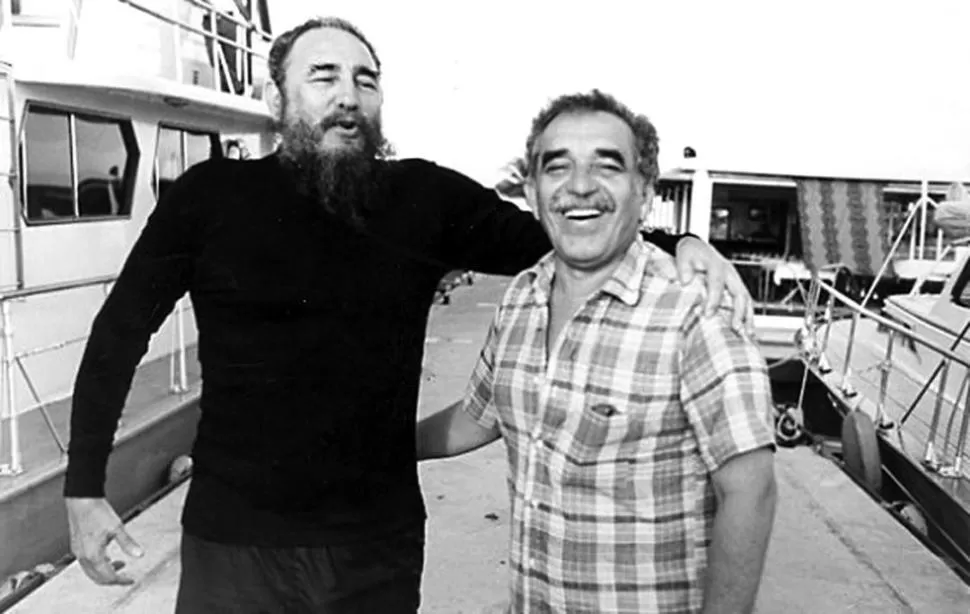 EN DICIEMBRE DE 1986. Tras el arresto a Heberto Padilla en los 70, García Márquez se politiza y se hace amigo de Fidel Castro. periodismosinfronteras.org