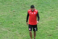 Una guardia policial estuvo en la práctica de San Martín