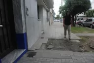 La pesadilla de Cecilia por una vereda rota