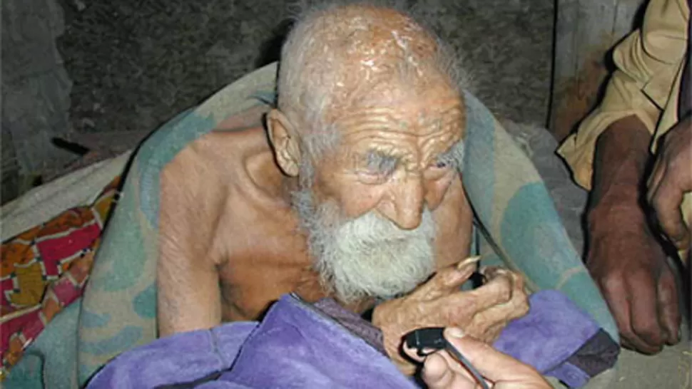 ¿MITO O REALIDAD?. La edad del anciano aún no pudo ser confirmada por los médicos. FOTO TOMADA DE WORLDNEWSDAILYREPORT.COM