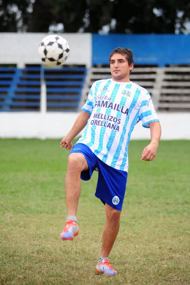 VOLVER A CASA. Diego Leiva confía en poder jugar en el Argentino B en la próxima temporada con el “fama”. 