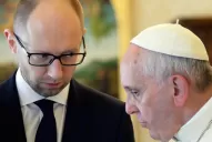 El papa Francisco recibió al primer ministro de Ucrania