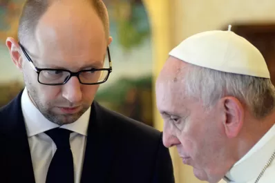 El papa Francisco recibió al primer ministro de Ucrania