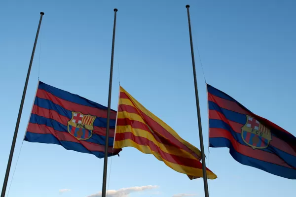 Los jugadores del Barcelona se despidieron de Vilanova en Camp Nou