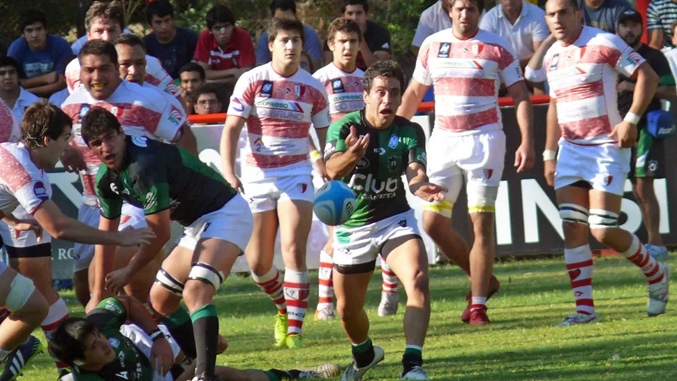 CONTROL DEL ÓVALO. Tucumán Rugby superó al equipo revelación del Nacional. GENTILEZA FOTO DE PASION Y DEPORTE