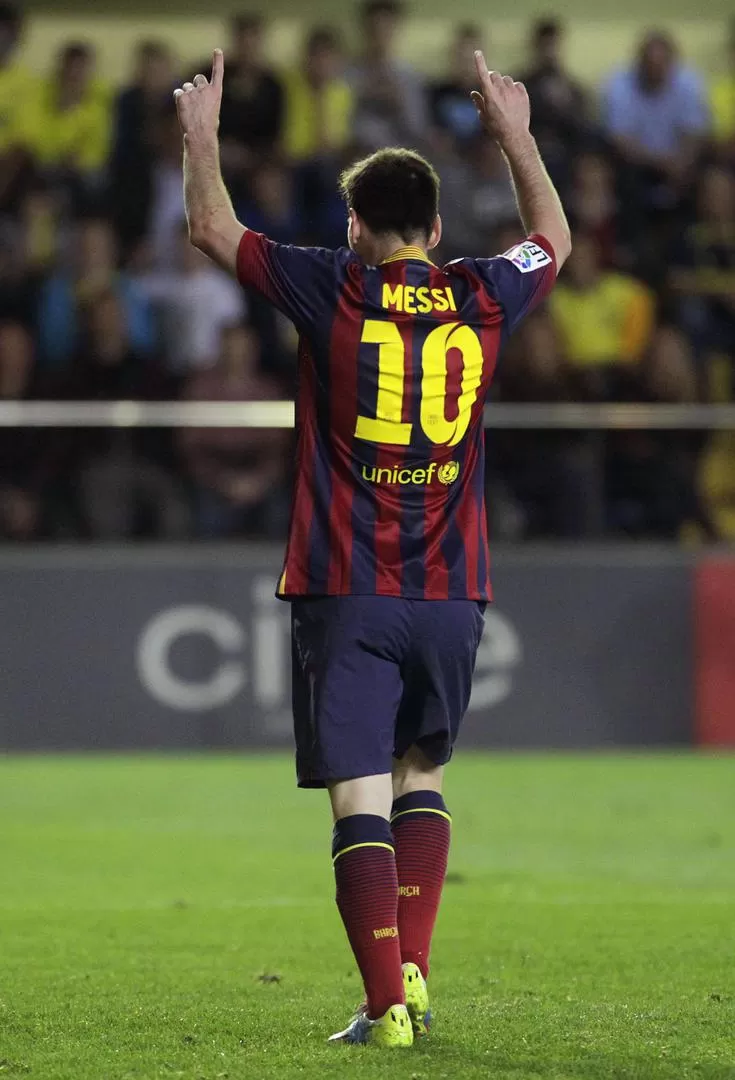 UN GOL PARA VILANOVA. Messi fue autor del tercer grito “culé”. 