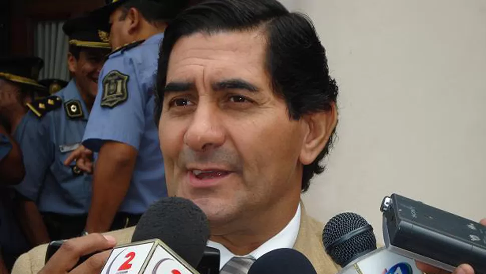FUNCIONARIO. Aldo Saravia, secretario de Seguridad de Salta. FOTO TOMADA DE REVISTANORTE.COM.AR