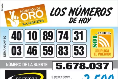 Los Números de Oro de LA GACETA