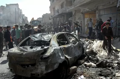 Atentados con coches bomba dejan más de 50 muertos en Siria