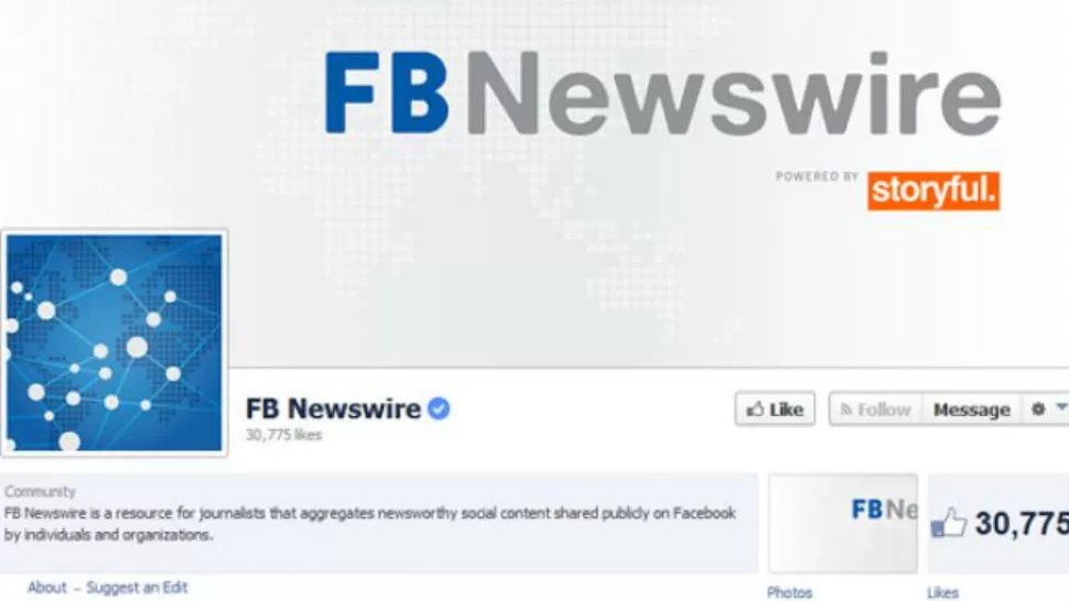 Facebook lanzó su nueva aplicación Newswire.