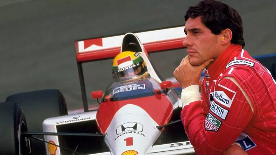 UN CRACK. Senna enseñaba en la pista con su habilidad. FOTO BOLIDO,COM