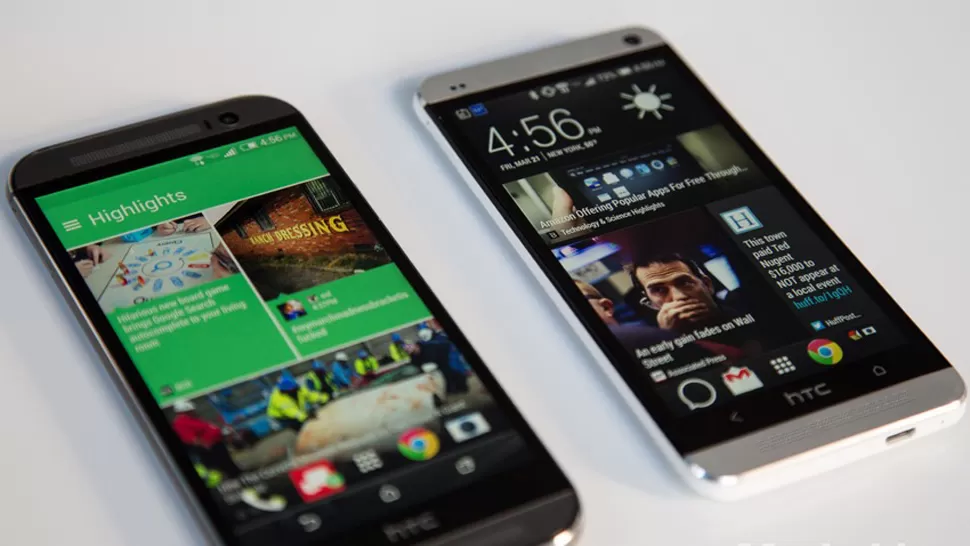 NOVEDOSO. HTC anunció el lanzamiento de una versión Mini del One M8. FOTO TOMADA DE MASHABLE.COM