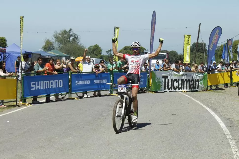 MARCA EL CAMINO. El “Mono” Gasco logró una contundente victoria en Jujuy. 