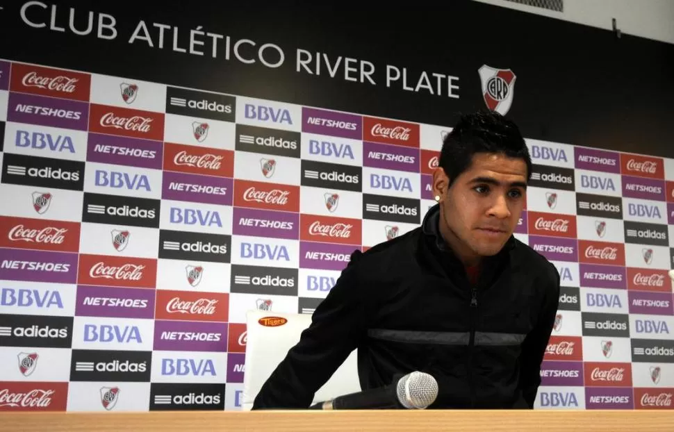 VOCERO. Villalva habló luego del partido con Racing y espera jugar con Argentinos. 