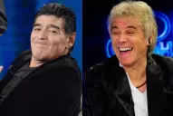 Maradona le regaló un champagne a Casella por su pelea con Ventura