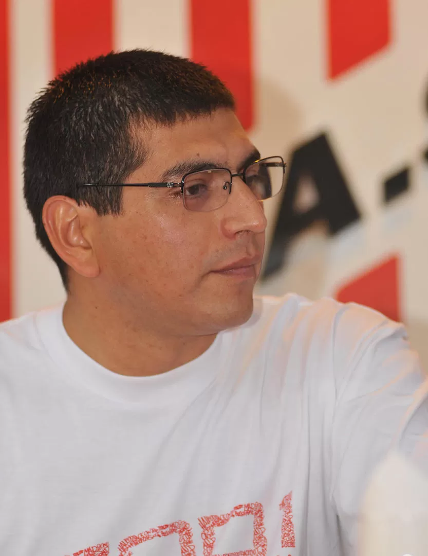 CONFIADO. Julio Heredia, el entrenador del seleccionado U15. 